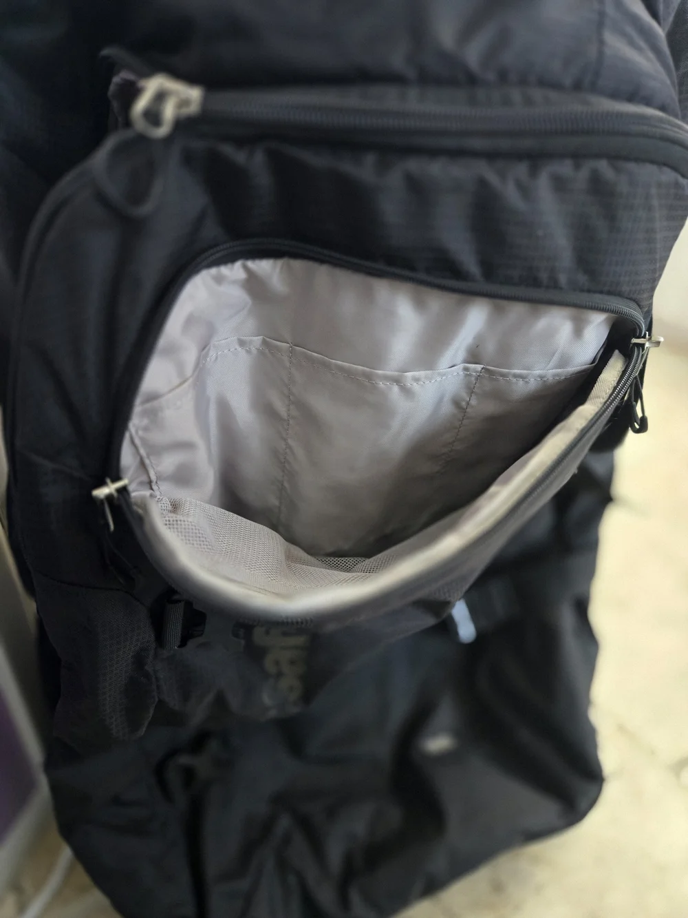 Black Rolling Backpack - Travel Carry-On